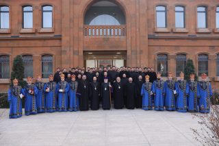 Ամենայն Հայոց Կաթողիկոսն ընդունել է Մայր Աթոռի սարկավագաց դասին