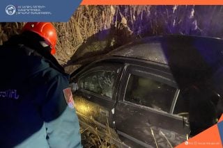 Երազգավորս գյուղի սկզբնամասում ավտոմեքենան ընկել է ձորակը