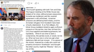 ՍԵՆՍԱՑԻԱ՝ ԱՄՆ ՆԱԽԿԻՆ ԴԵՍՊԱՆՆ ԱՍԱՑ, ՈՐ ՕԳՈՍՏՈՍԻ 8-ԻՆ «ՀԱՅԱՍՏԱՆԻ ՎՐԱՅՈՎ ԲՈՒԼԴՈԶԵՐՈՎ ԵՆ ԱՆՑԵԼ». ՍԱՄՎԵԼ ԼՈՒԼՈՒԿՅԱՆ