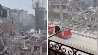 Չարբախում փլուզվել է նախկին Դաշնամուրի գործարանի շենքը