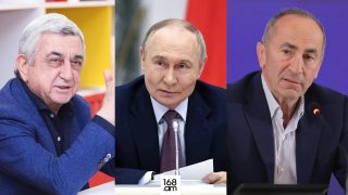 Պուտինը սպասվող տոների կապակցությամբ շնորհավորական ուղերձներ է հղել Սերժ Սարգսյանին և Ռոբերտ Քոչարյանին