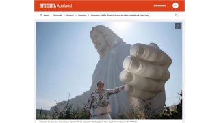 Գերմանական SPIEGEL պարբերականը Հիսուս Քրիստոսի արձան-համալիրի մասին պատմող հոդվածում ՀՀ-ն ներկայացրել է որպես քրիստոնեությունն առաջինն ընդունած երկիր