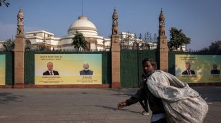 Պուտինի դիմանկարները հայտնվել են Նյու Դելիի կենտրոնում