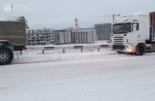 Փրկարարներն արգելափակումից դուրս են բերել ավտոմեքենաները