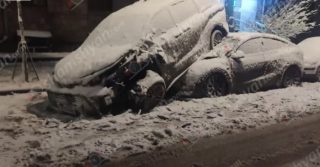 Բաղրամյան պողոտայումը «Range Rover»-ը բախվել է կայանված «Opel»-ին և «Toyota»-ին
