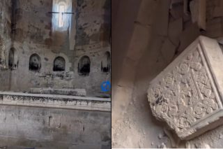 Ադրբեջանցիները վшնդալիզմի են ենթարկել օկուպացված Արցախում գտնվող Երից Մանկանց վանքը