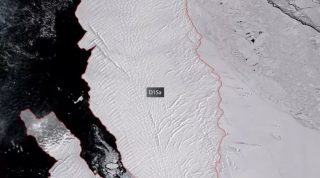 «Роскосмос»-ը հրապարակել է մոլորակի ամենամեծ սառցաբեկորի լուսանկարը