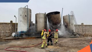 Նորակերտում զոդման աշխատանքներ իրականացնելիս դիզվառելիքի երկաթե գլանատակառում տեղի է ունեցել պայթյnւն՝ հրդեհի բռնկմամբ. կա տուժած