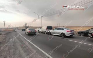 Շղթայական ավտովթար է տեղի ունեցել․ վիրավոր կա