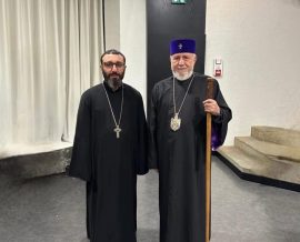 Վեհափա՛ռ Տեր, Հայ Եկեղեցու համեստ սպասավորիս աղոթքով քաջառողջ ու համբերատար եղեք. Տեր Կոմիտաս