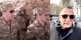 Շաքարյան Կարեն, ընկերդ՝ Միքայել Արզումանյանն ո՞ւր ա։ Մարտունիդ ո՞ւր ա։ Ճարտարդ ո՞ւր ա, Շաքարյան։ Պապերիդ գերեզմանն ո՞ւր ա. Արամ Գևորգյան