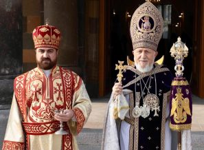 Ամենքս այս գիտակցությամբ մնանք անսասան և շարունակենք յուրաքանչյուրս մեր առաքելությունը՝ ի փառս Աստծո, ի շահ մեր Հայրենիքի և ի պայծառություն մեր Մայր Եկեղեցու. Հարություն վարդապետ Կիրակոսյան