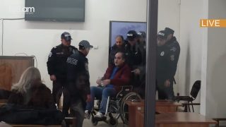 Նարեկ Սամսոնյանին անվասայլակով բերեցին դատարանի դահլիճ