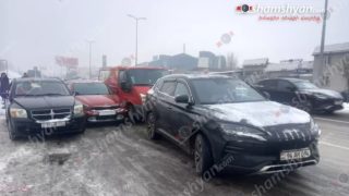 Շղթայական ավտովթար՝ Կոտայքի մարզում․ բախվել է 5 մեքենա