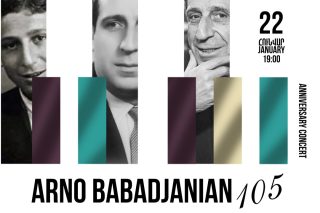 Առնո Բաբաջանյանի 105-ամյակի առթիվ Երևանում կոմպոզիտորին նվիրված համերգ կկազմակերպվի