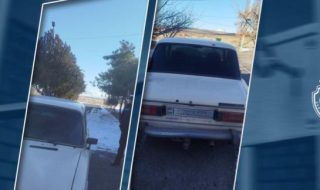 Գողացված ավտոմեքենան կարճ ժամանակ անց հայտնաբերվել է