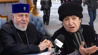 Երկար կյանք տուր Հայրապետին. հավատացյալ կնոջ մաղթանքը
