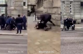 Վաշինգտոնում Ալիևի թիկնազորը հարձակվել ու ծեծի է ենթարկել մի խումբ ակտիվիստների