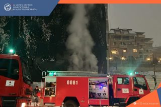 Հրդեհի ահազանգ Գևորգ Էմինի փողոցում