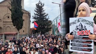 Թբիլիսիում ի աջակցություն Հայ առաքելական եկեղեցու և Վեհափառ Հայրապետի հավաք է
