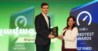 Ucom-ը ճանաչվել է N 1 օպերատորը Հայաստանում՝ ամենաարագ շարժական ինտերնետով և լավագույն ֆիքսված ցանցով