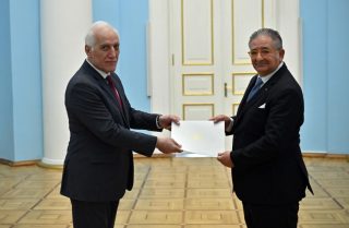 ՀՀ նախագահին իր հավատարմագրերն է հանձնել Հայաստանում Պաղեստինի Պետության առաջին արտակարգ և լիազոր դեսպանը