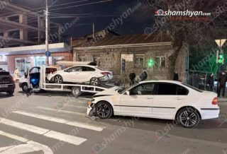 Խոշոր ավտովթար Մալաթիա-Սեբաստիա վարչական շրջանի թաղապետարանի դիմաց