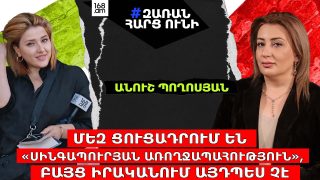 Մեզ ցուցադրում են «սինգապուրյան առողջապահություն», բայց իրականում այդպես չէ․  Անուշ Պողոսյան