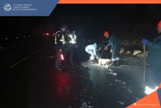 Քարաթափումներ են տեղի ունեցել Երևան-Մեղրի ավտոճանապարհին