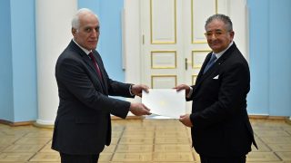 ՀՀ նախագահին իր հավատարմագրերն է հանձնել Հայաստանում Պաղեստինի Պետության առաջին արտակարգ և լիազոր դեսպանը