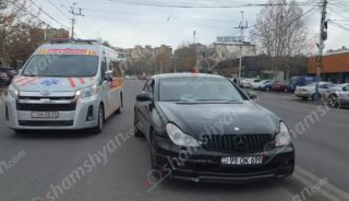 «Mercedes»-ը «Մեգամոլ»-ի մոտ վրաերթի է ենթարկել փողոցն արգելված հատվածով անցնող հետիոտնին