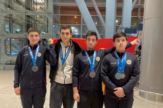 Պատանի հրաձիգները բրոնզե մեդալներ են նվաճել ԵԱ-ի թիմային պայքարում