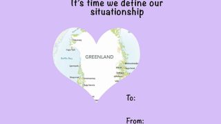 Սպիտակ տունը Սուրբ Վալենտինի օրվան նվիրված բացիկ է հրապարակել Գրենլանդիայի պատկերով