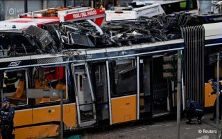 Միլանում տրամվայը դուրս է եկել գծերից և բшխվել շենքի. կա զnհ և 20 վիրավnր