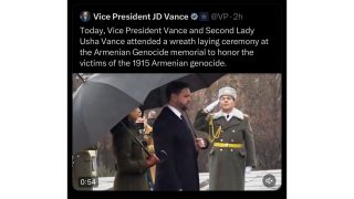 Վենսը գրառում էր կատարել՝ նշելով «Genocide» բառը. տարօրինակ կերպով մի քանի ժամ անց գրառումը հեռացվել է