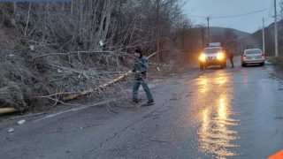 Սողանք Կապան քաղաքում