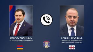 Պապիկյանը Վրաստանի պաշտպանության նախարարի հետ քննարկել է Մերձավոր Արևելքում ստեղծված իրավիճակը