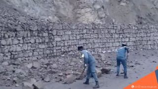 Սյունիքում քարաթափման հետևանքով ճանապարհը դարձել էր միակողմանի երթևեկելի