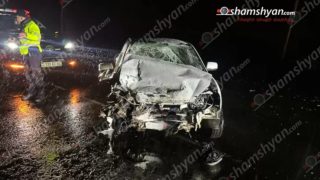 Ծովագյուղ-Շորժա-Վարդենիս ավտոճանապարհի խաչմերուկում բախվել են «Lada Priora»-ն և «Ford Transit»-ը․ կա վիրավոր