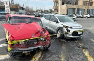 Արցախի-Էրեբունի փողոցների խաչմերուկում բախվել են «Chevrolet»-ն ու «ՎԱԶ 2106»-ը