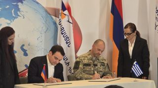 Նարեկ Կարապետյանը հուշադիր է ստորագրել հոլանդական Dyami անվտանգության հետախուզական ընկերության և հունական DRCS ընկերության հետ