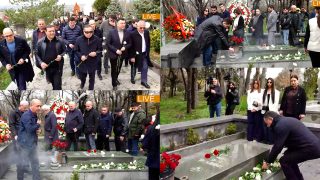 ՀՀԿ-ականները Եռաբլուր են այցելել. Աշոտ Նավասարդյանի ծննդյան օրն է