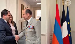 Պապիկյանը Ֆրանսիայում   հանդիպել է Մակրոնի` ռազմական գծով գեներալ  խորհրդականին