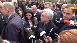 Իրենք ինչ ուզեն, կասեն. Սերժ Սարգսյանը՝ պատերազմի մասին Փաշինյանի հայտարարության վերաբերյալ