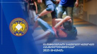 2025թ. քննվել է անչափահասների նկատմամբ կատարված հանցագործությունների վերաբերյալ 1529 քրեական վարույթ