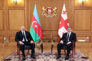 Ալիև-Կավելաշվիլի հանդիպման ժամանակ անդրադարձ է կատարվել Ադրբեջանի և Հայաստանի միջև հարաբերությունների կարգավորման գործընթացին