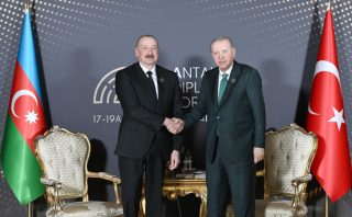 Ալիևը հանդիպել է Էրդողանի հետ