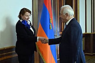 Վահագն Խաչատուրյանը ընդունել է Եվրամիության դիտորդական առաքելության նորանշանակ ղեկավար Սատու Կոյվուին