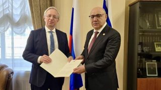 ՌԴ-ում ՀՀ դեսպան Գուրգեն Արսենյանը հանդիպել է ՌԴ ԱԳ փոխնախարար Միխայիլ Գալուզինին