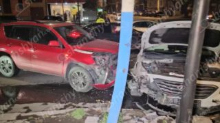 Երևանում բախվել են «Lexus»-ը, «Toyota»-ն և «Hyundai»-ն